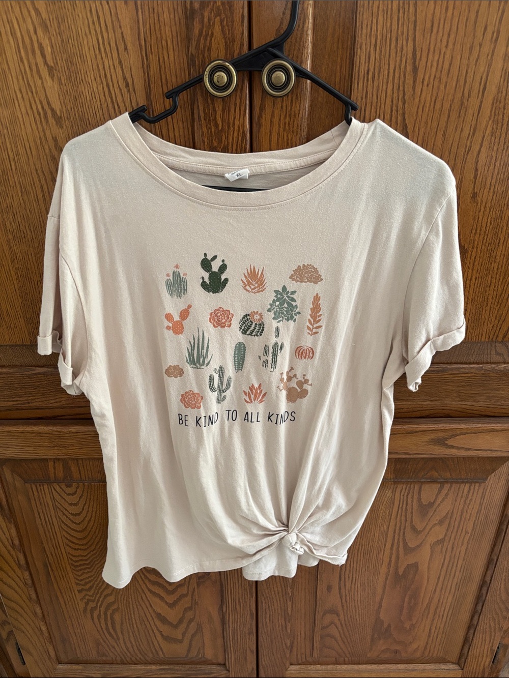 Be Kind To All Kinds Graphic Tee - Beige